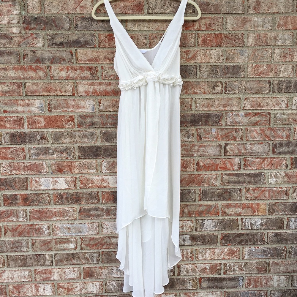 Anthropologie Flora Nikrooz Hi-Low Chiffon Gown